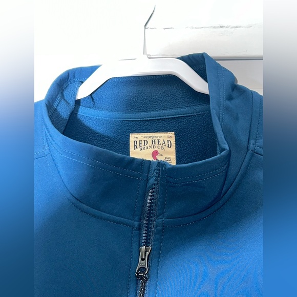 Super Nice Redhead Brand co Men's Jacket Size 2XL Full Zip up Blue - Picture 4 of 13